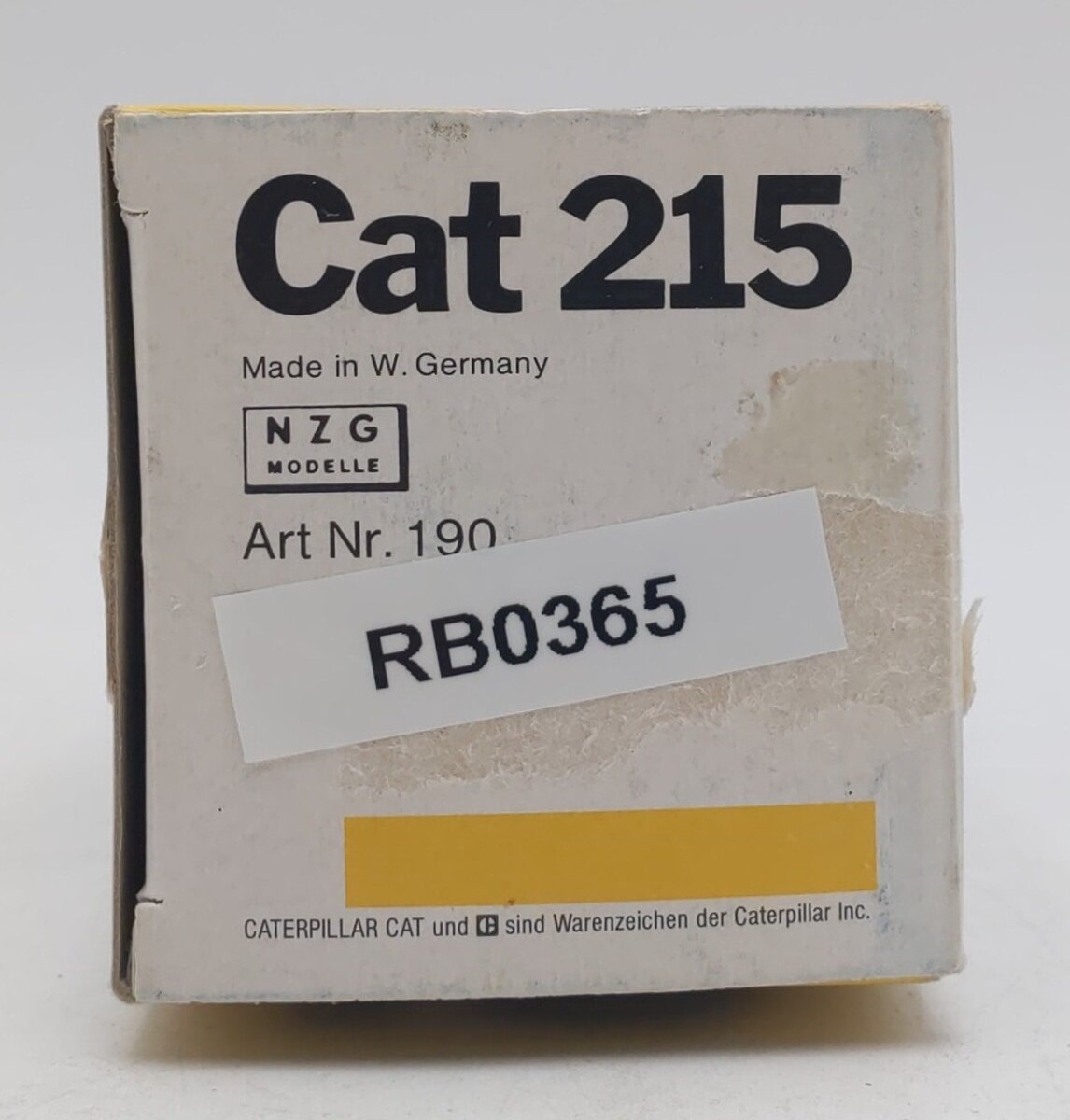 NZG 190 1:50 Caterpillar 215 Hydraulic Excavator EX/Box
