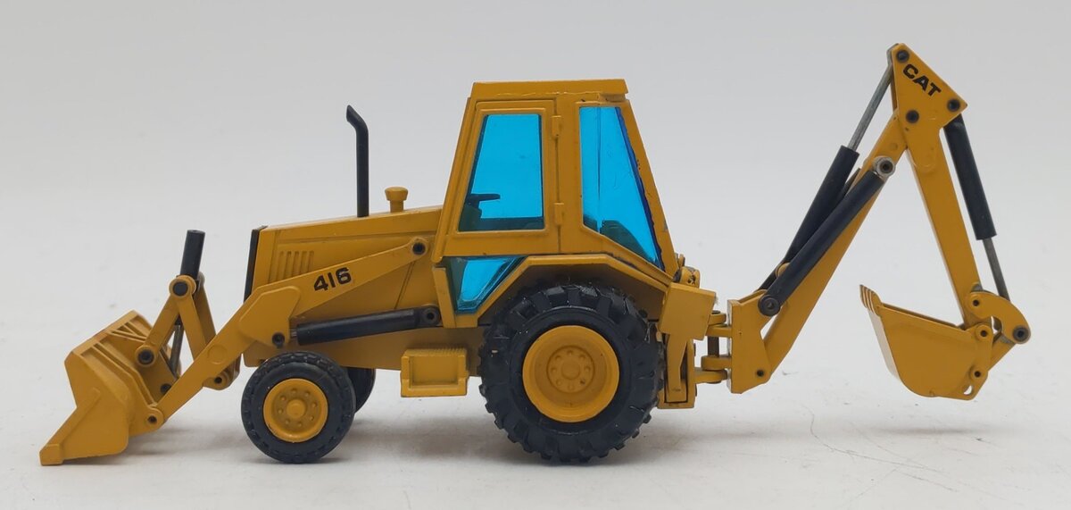 NZG 285 1:50 Scale Diecast Caterpillar 416 Backhoe Loader EX