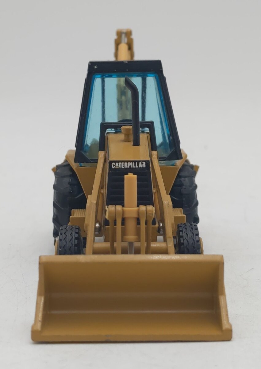 NZG 378 1:50 Caterpillar 416 Backhoe Loader w/Hydraulic Hammer EX/Box