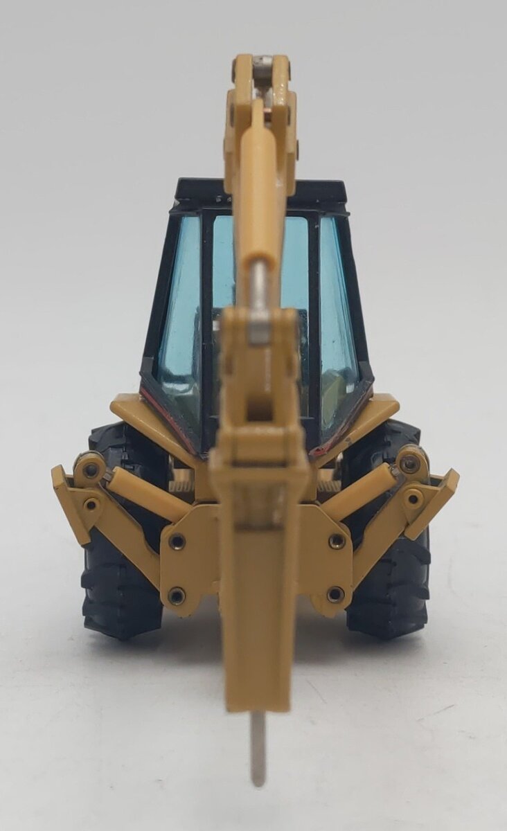 NZG 378 1:50 Caterpillar 416 Backhoe Loader w/Hydraulic Hammer EX/Box