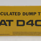 Conrad 2862 1:50 Scale Die-Cast CAT D400 Articulated Dump Truck EX/Box
