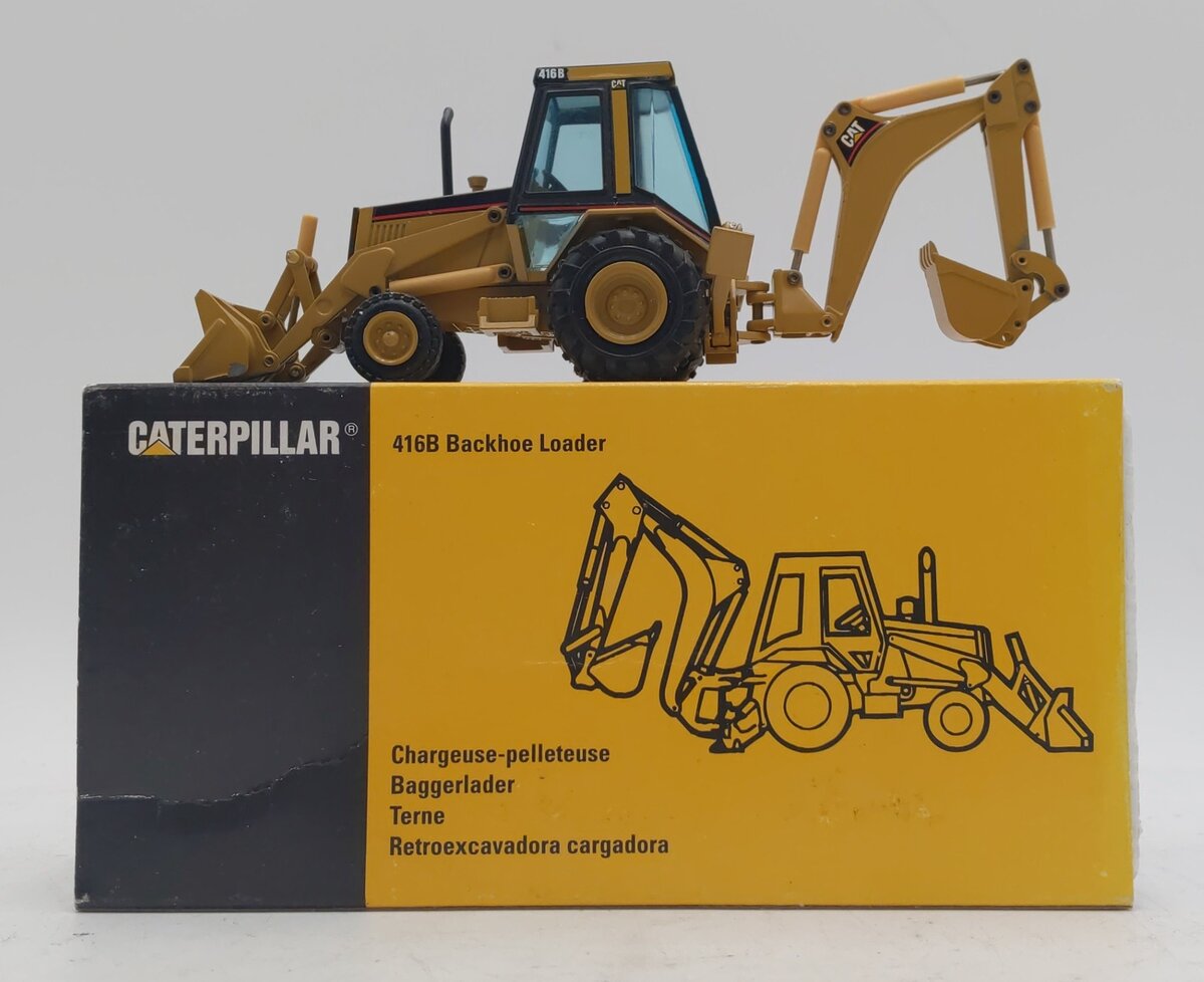 NZG 2852 1:50 Caterpillar 416B Backhoe Loader EX/Box
