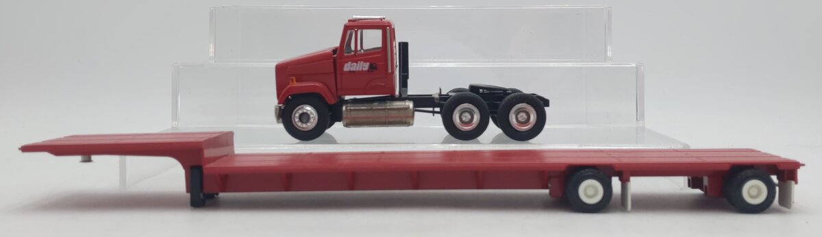 Conrad 1:50 Die-Cast Freightliner Tractor w/ Step Deck Trailer VG
