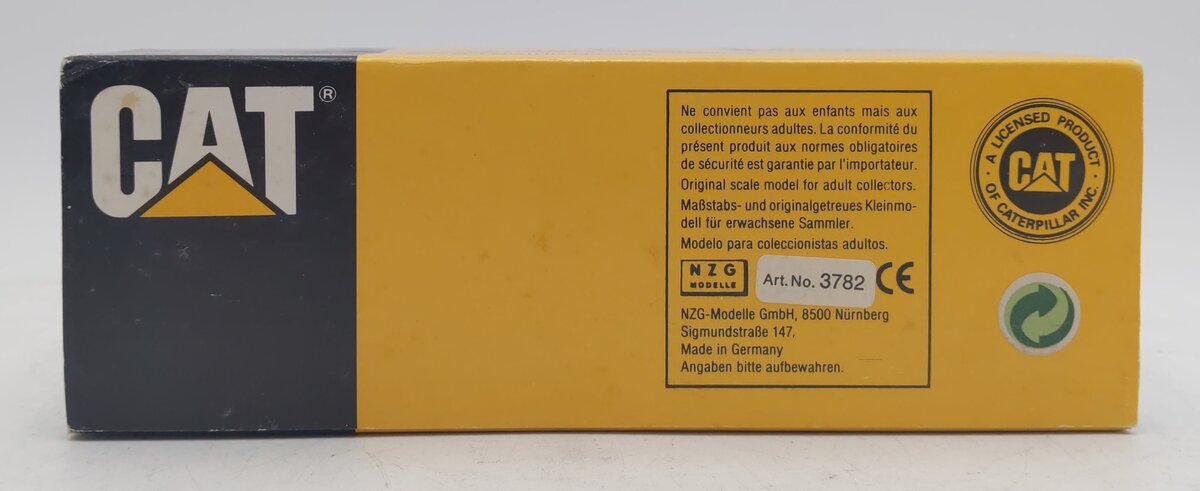 NZG 3782 1:50 Die-Cast Caterpillar 416 Backhoe Loader w/ Hydraulic Hammer LN/Box