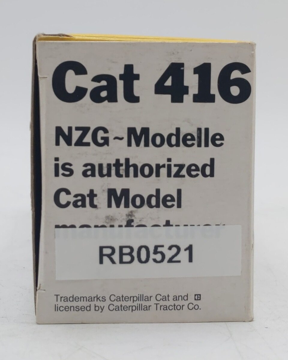 NZG 285 1:50 Caterpillar 416 Backhoe Loader EX/Box