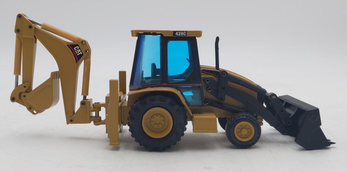 NZG 435 1:50 Caterpillar 428C Backhoe Loader EX/Box