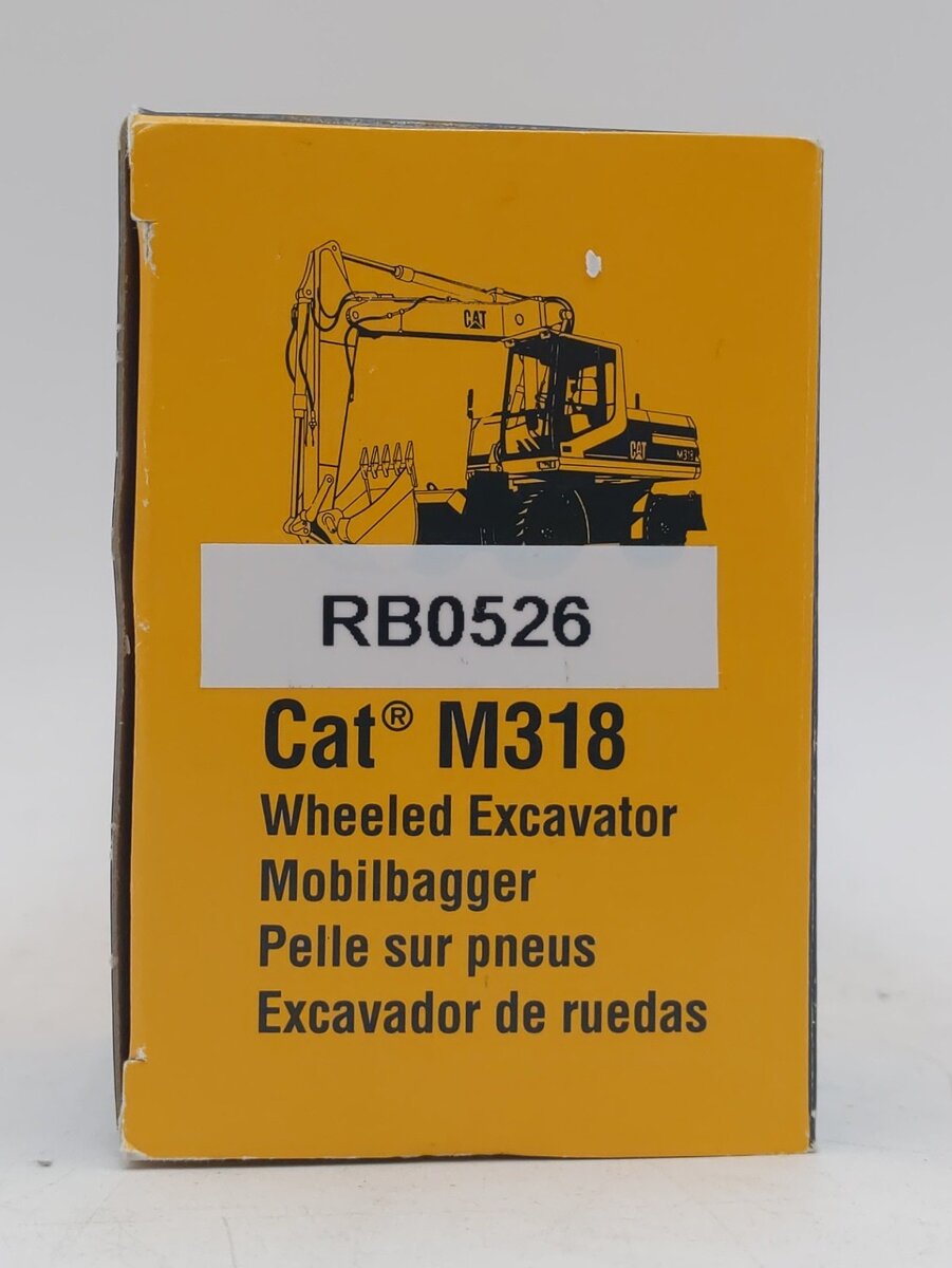 NZG 405 1:50 Caterpillar M318 Wheeled Excavator EX/Box