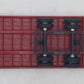 First Gear 1:50 Die-Cast Red Flat Dual Axle Trailer LN