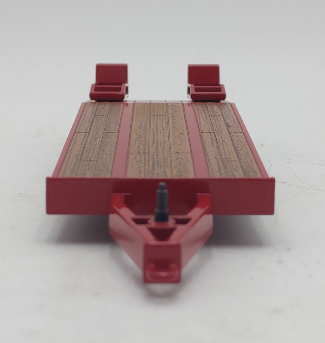First Gear 1:50 Die-Cast Red Flat Dual Axle Trailer LN