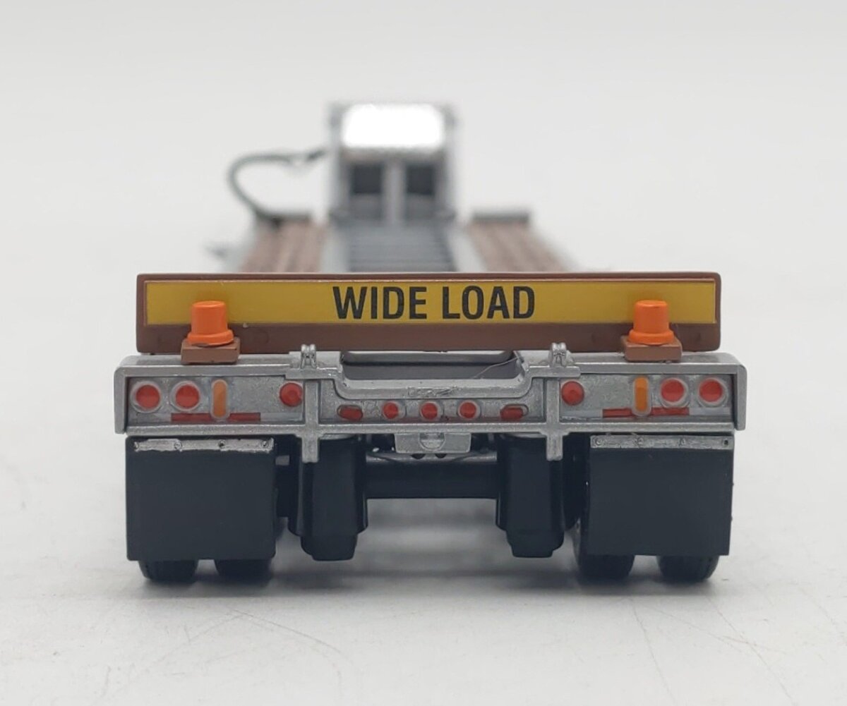 First Gear 1:50 Die-Cast Gray Talbert Tri-Axle Lowboy Trailer LN