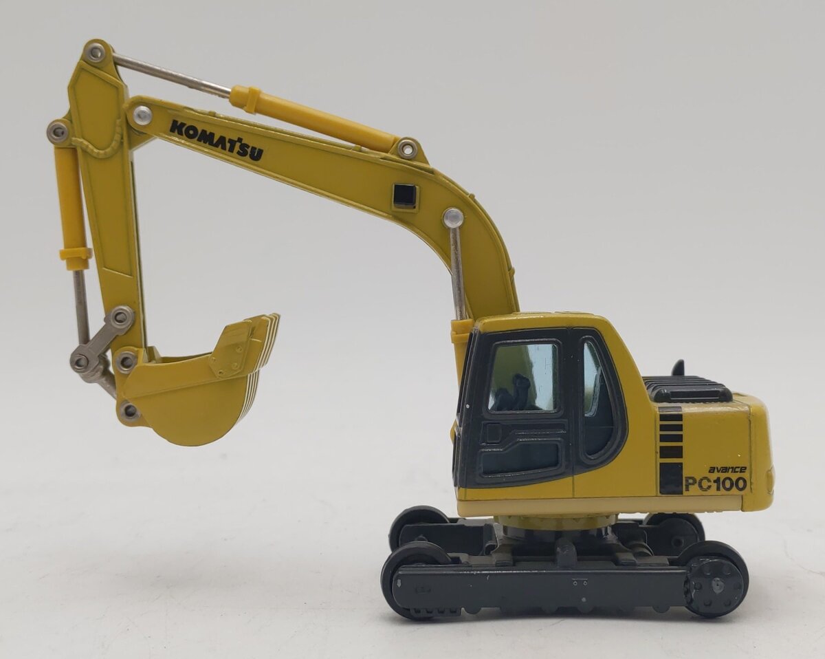 Shinsei 1:48 Die-Cast Komatsu PC-100 Hydraulic Excavator EX