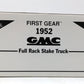 First Gear 18-1078 1:34 Scale 1952 GMC Full Rack Stake Truck NIB