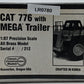 CCM 776 1:87 Brass Caterpillar 776 w/ Mega Dump Trailer NIB