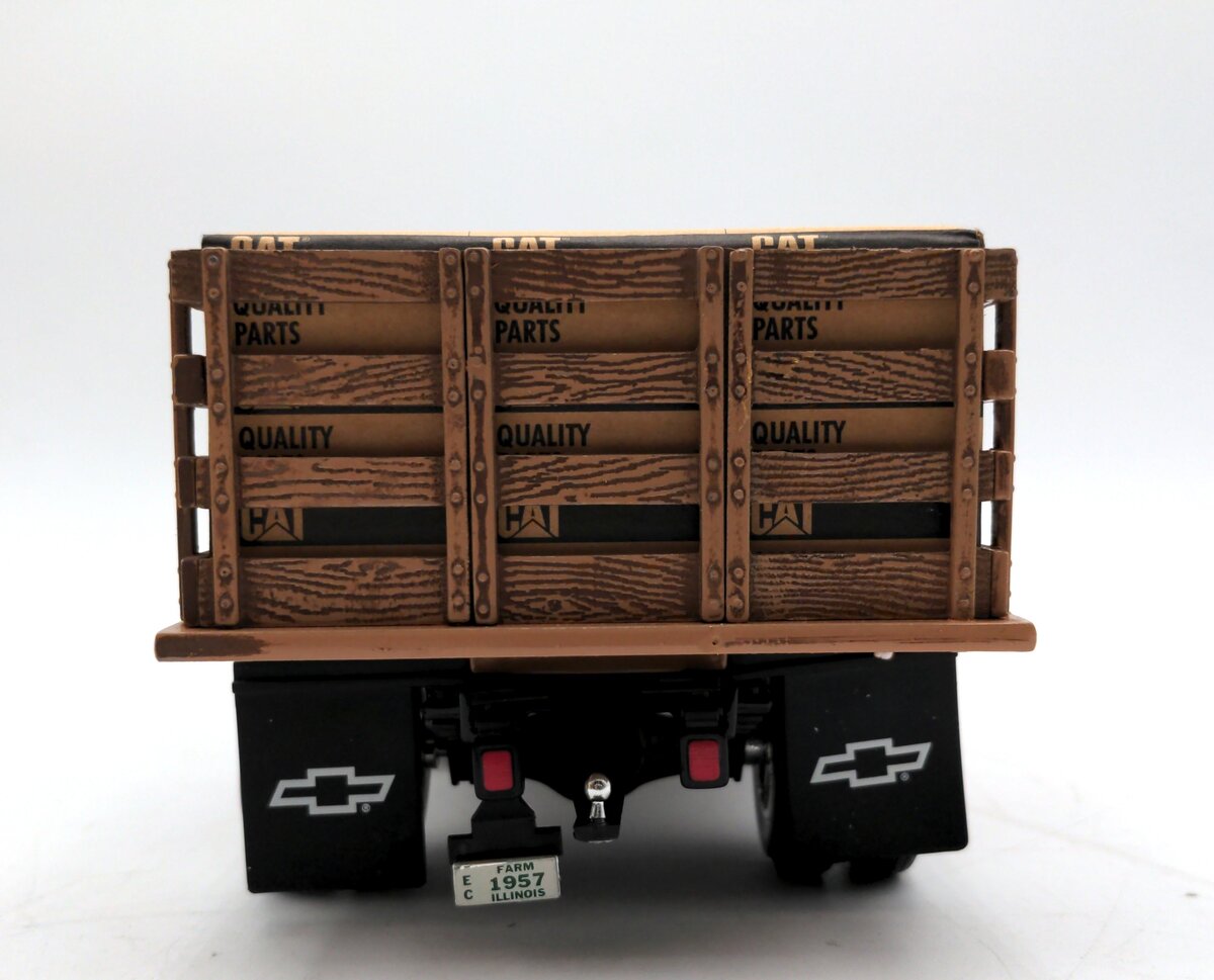 Ertl 2013 1:25 Scale CAT 1957 Chevy Stake Truck VG/Box