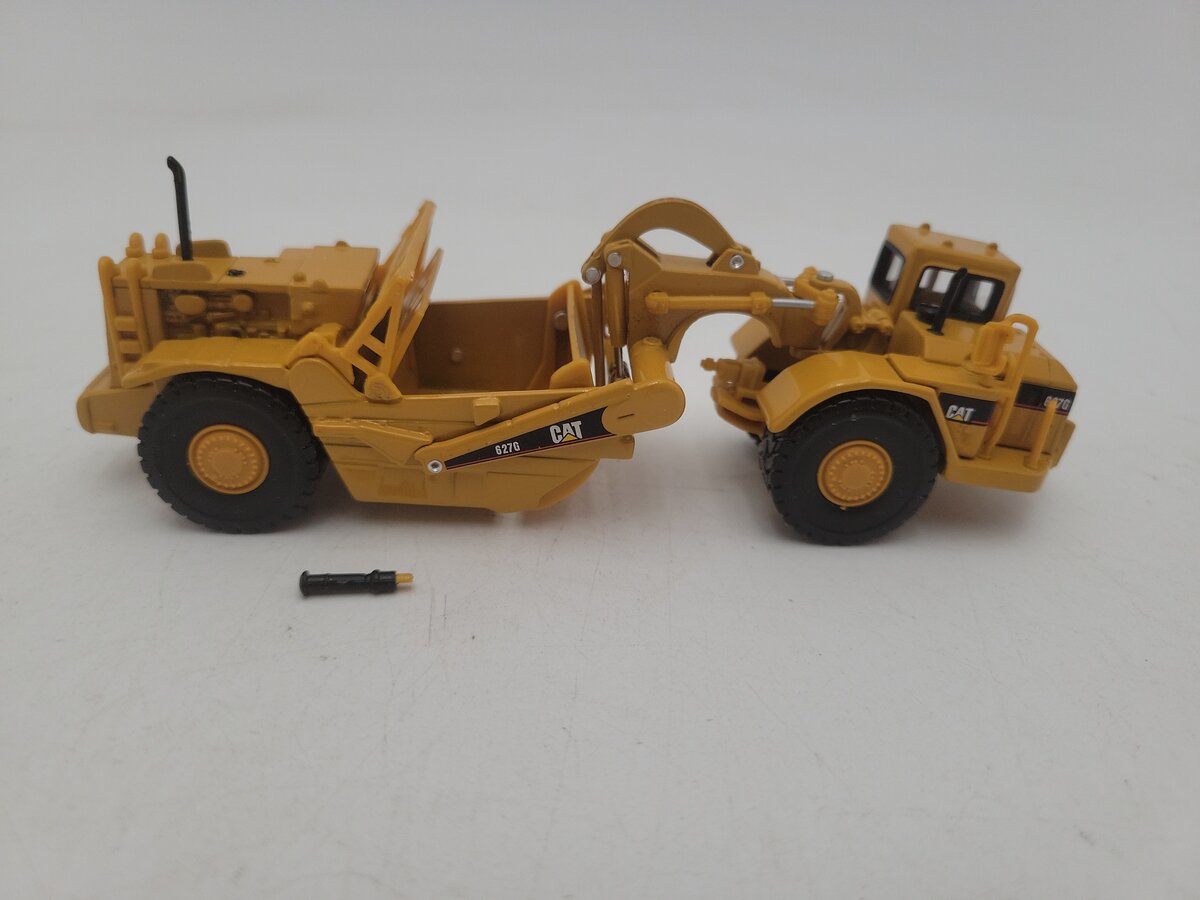 Norscot 55134 1:87 Scale Yellow Caterpillar(R) 627G Wheel Tractor Scraper EX/Box