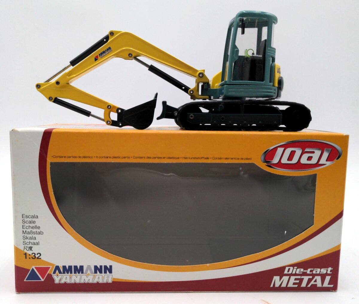Joal 286 1:32 Scale Diecast Ammann Yanmar VI070 Mini Excavator NIB