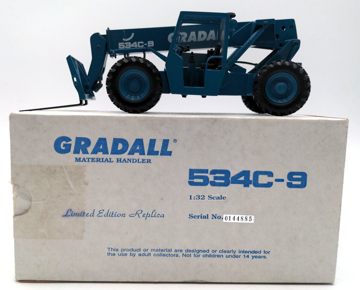 Hiram Construction Company 0144885 1:32 Scale Diecast Gradall Material Handler NIB