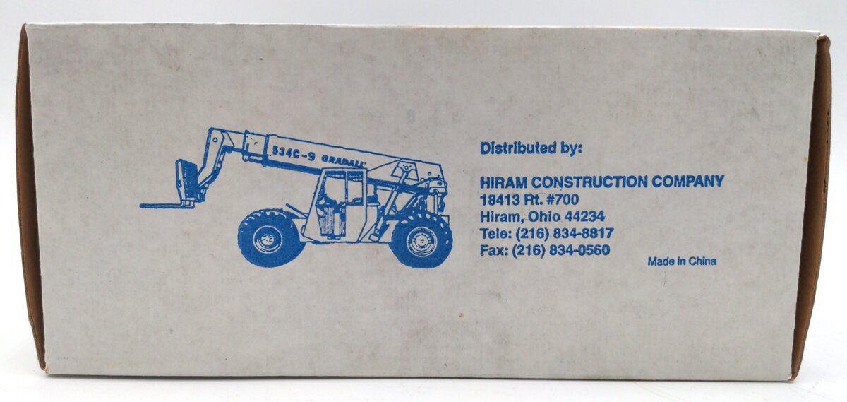 Hiram Construction Company 0144885 1:32 Scale Diecast Gradall Material Handler NIB