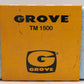 NZG 152 1:55 Scale Yellow Model TM 1500 Diecast Extendable Boom Crane W/Emblem VG/Box