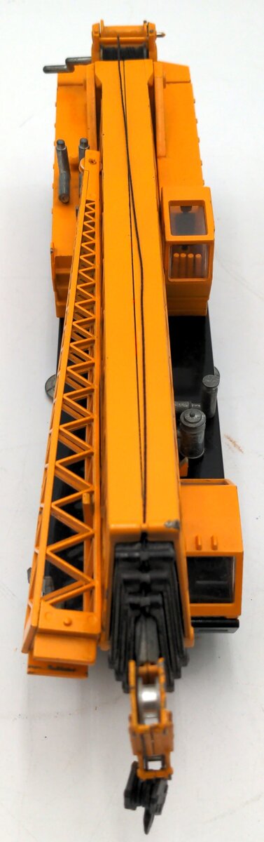 NZG 152 1:55 Scale Yellow Model TM 1500 Diecast Extendable Boom Crane W/Emblem VG/Box