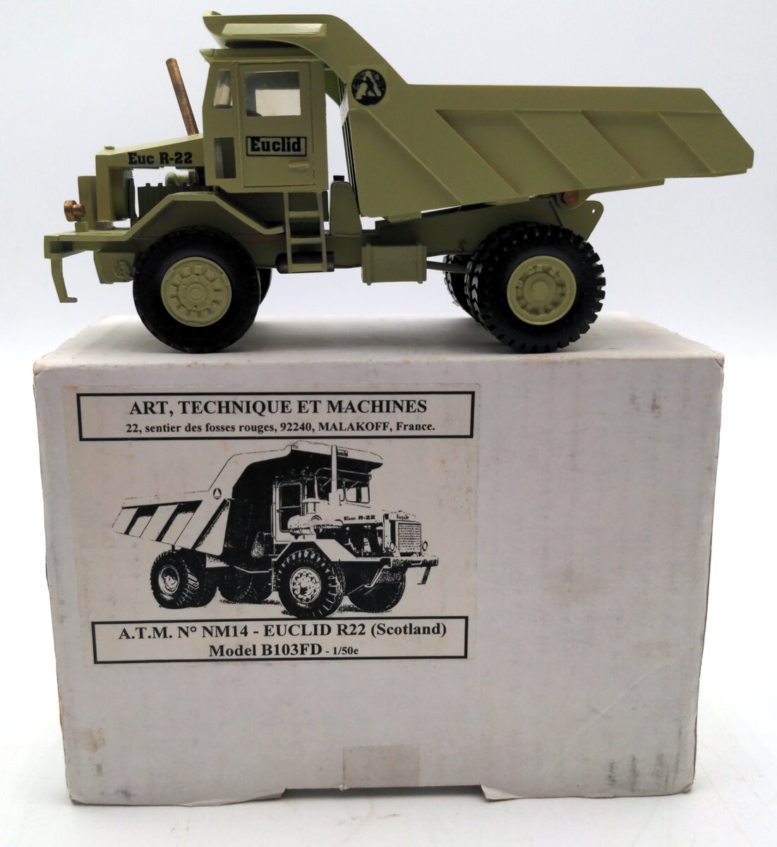 ATM NM14 1:50 Scale Euclid R22 Dump Truck VG/Box