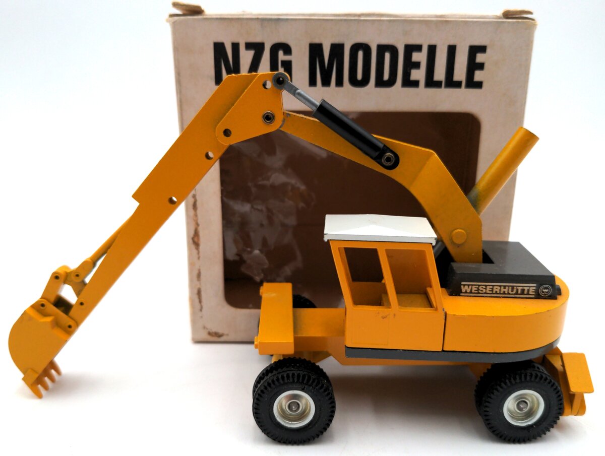 NZG 101 1:50 Weserhutte Backhoe Excavator VG/Box