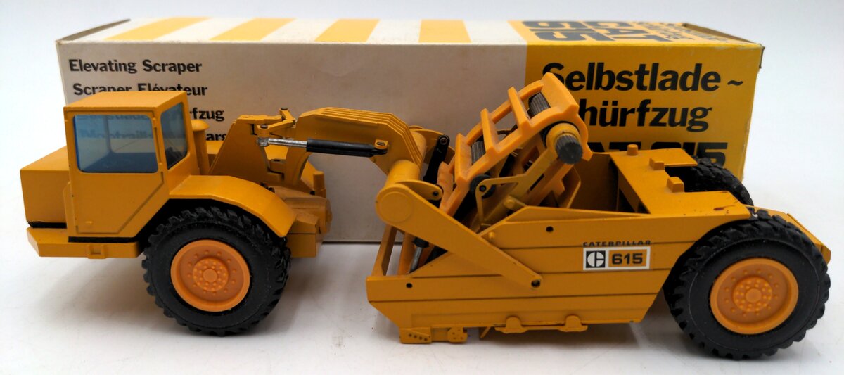 NZG 260 1:50 Scale Diecast Caterpillar 615 Elevating Scraper VG/Box