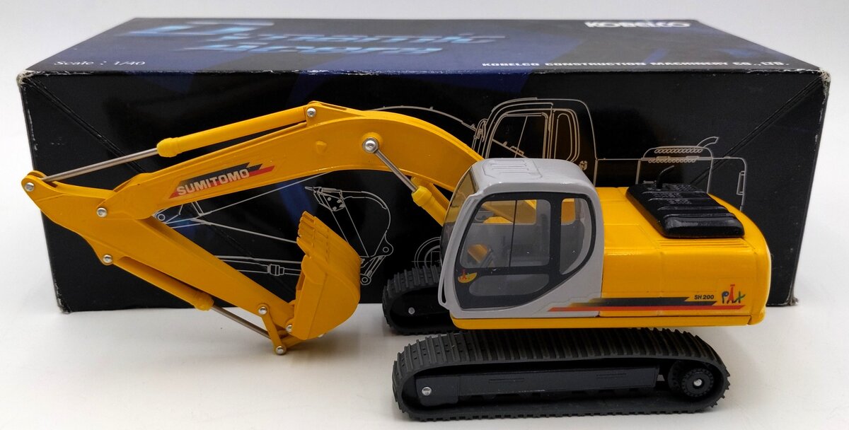 Modeling UI 1:40 Scale Diecast Sumitomo SH200 Tracked Excavator VG/Box