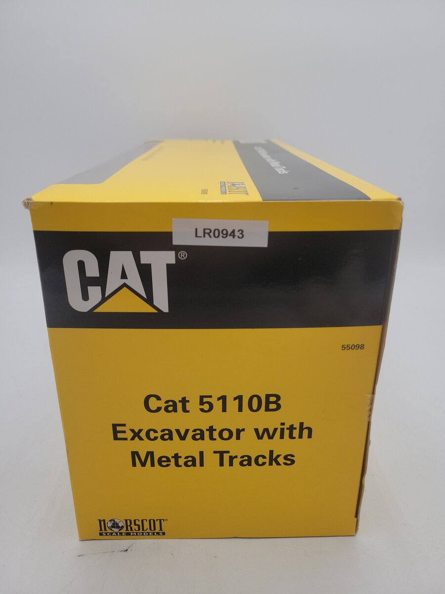 Norscot 55098 1:50 Scale Diecast CAT 5110B Hydraulic Excavator With Metal Tracks EX/Box