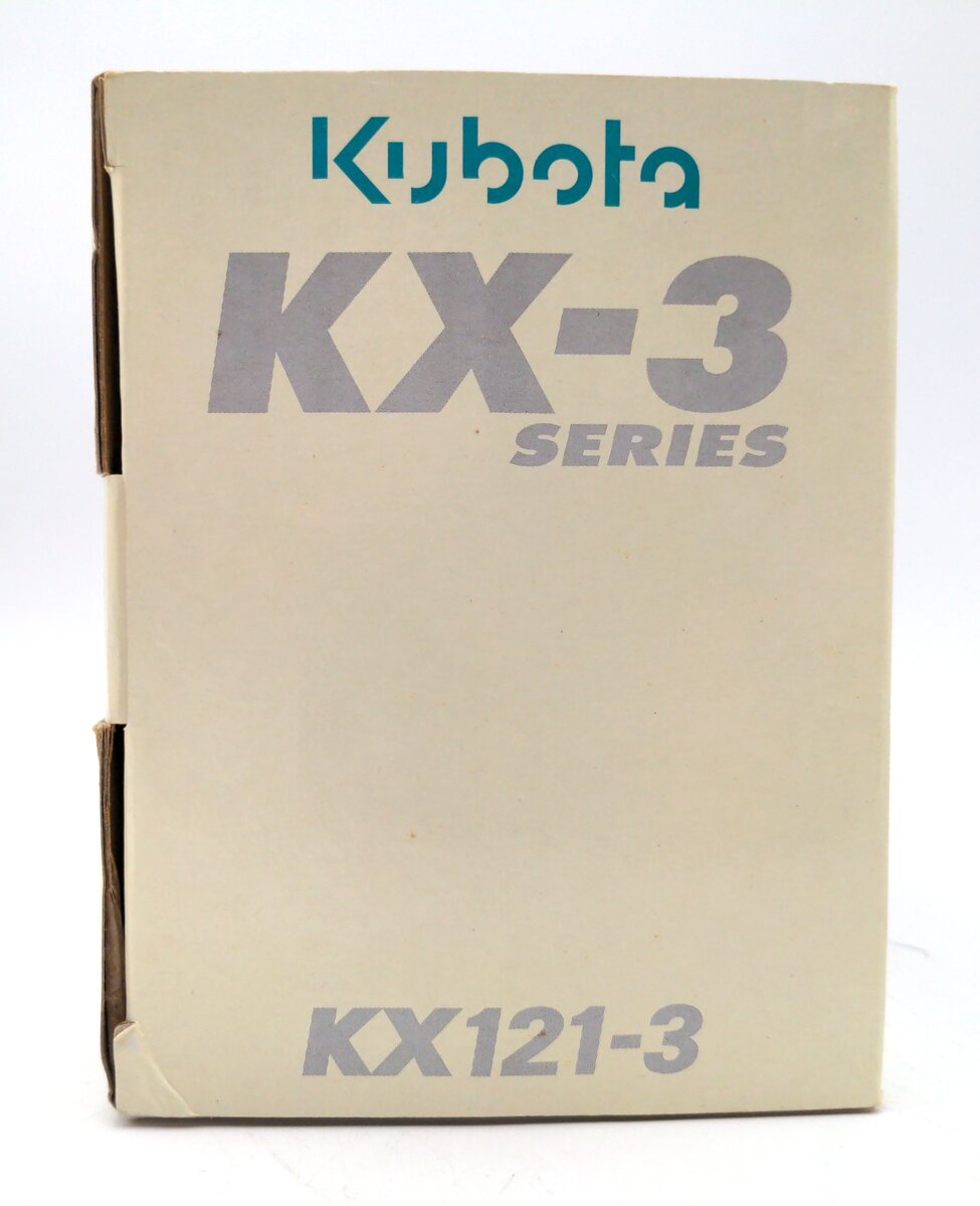 Universal Hobbies KX121-3 1:24 Scale Diecast Kubota Excavator NIB