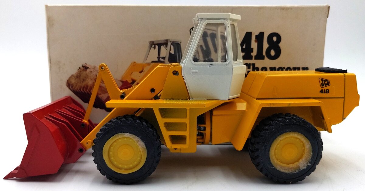 NZG 142 1:34 Scale Diecast JCB 418 Wheeled Loader EX/Box