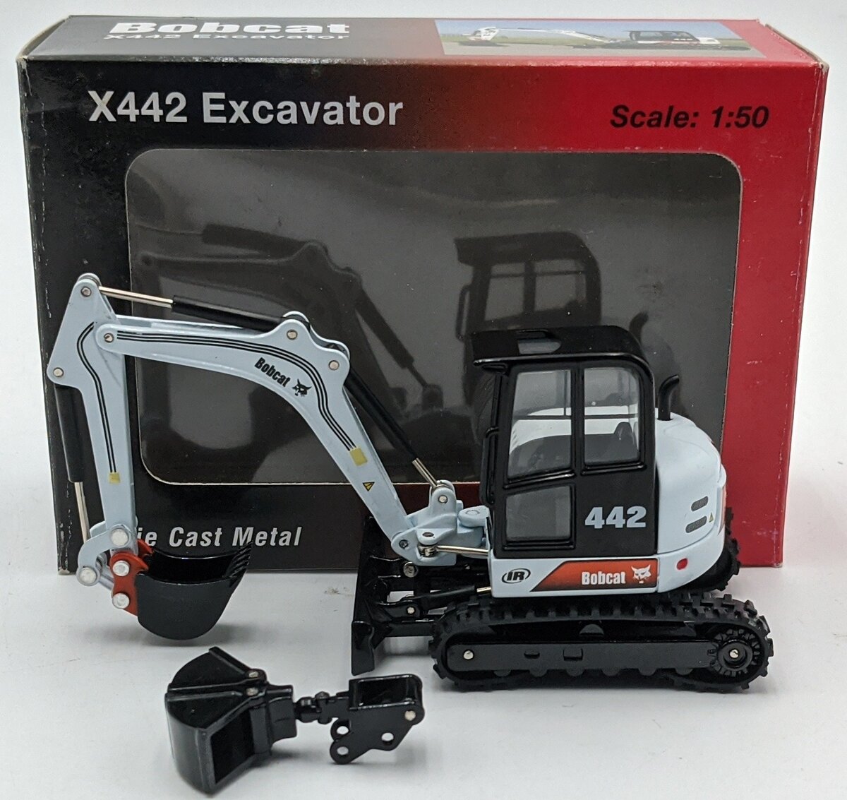 Brami Modell 1:50 Diecast Bobcat X442 Excavator NIB