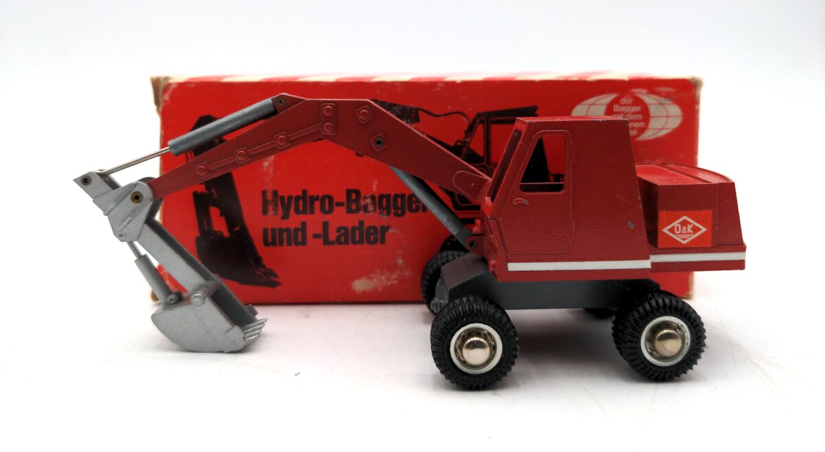 Strenco MH6 1:50 Scale O&K Hydro-Bagger Wheeled Excavator EX/Box