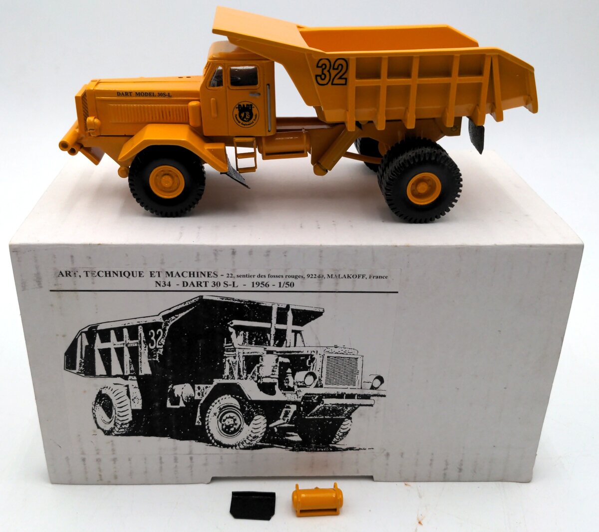 ATM N34 1:50 Scale Diecast Dart S-30 Dump Truck VG/Box