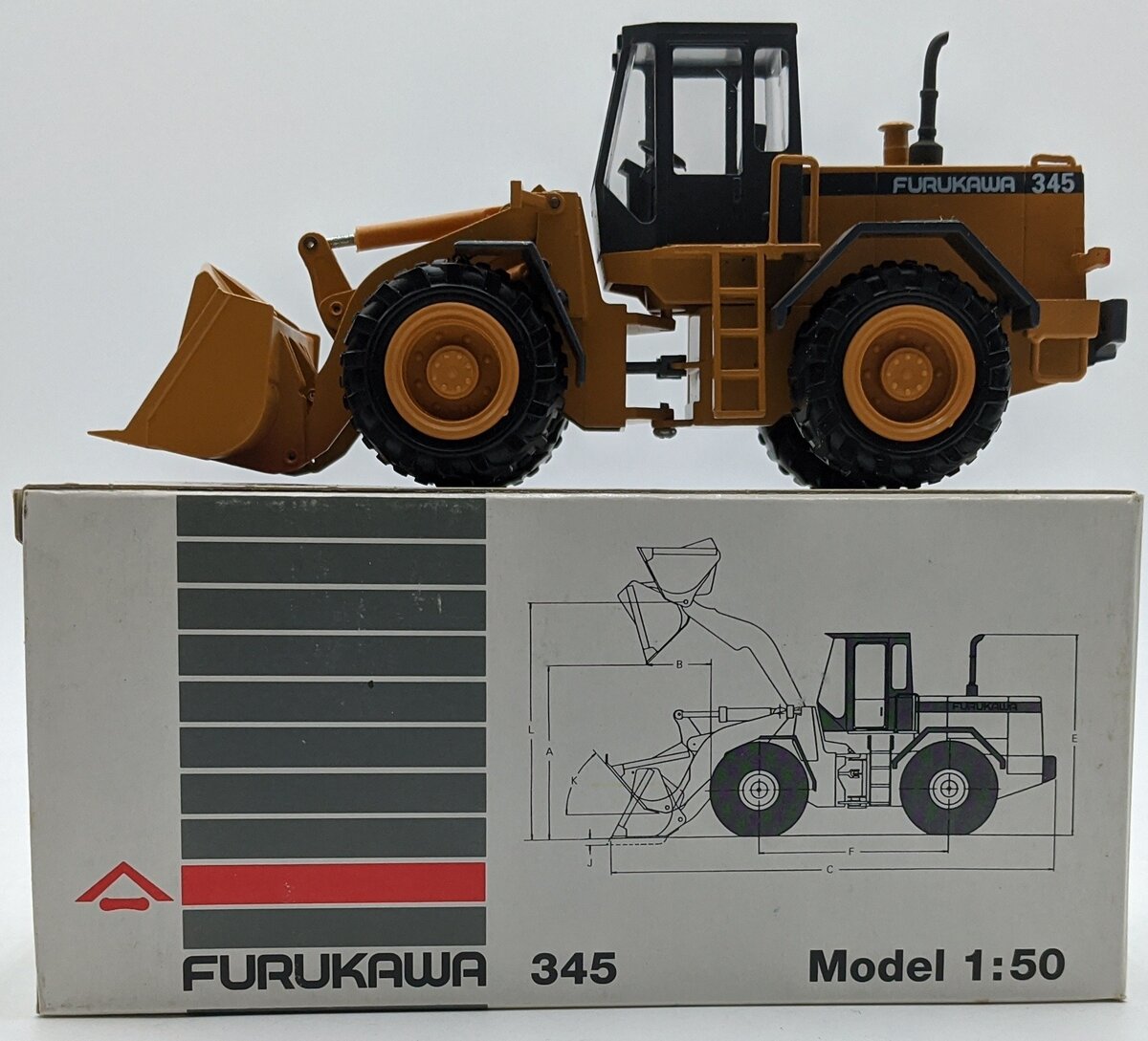 Conrad 2421 1:50 Diecast Furukawa 345 Wheel Loader NIB