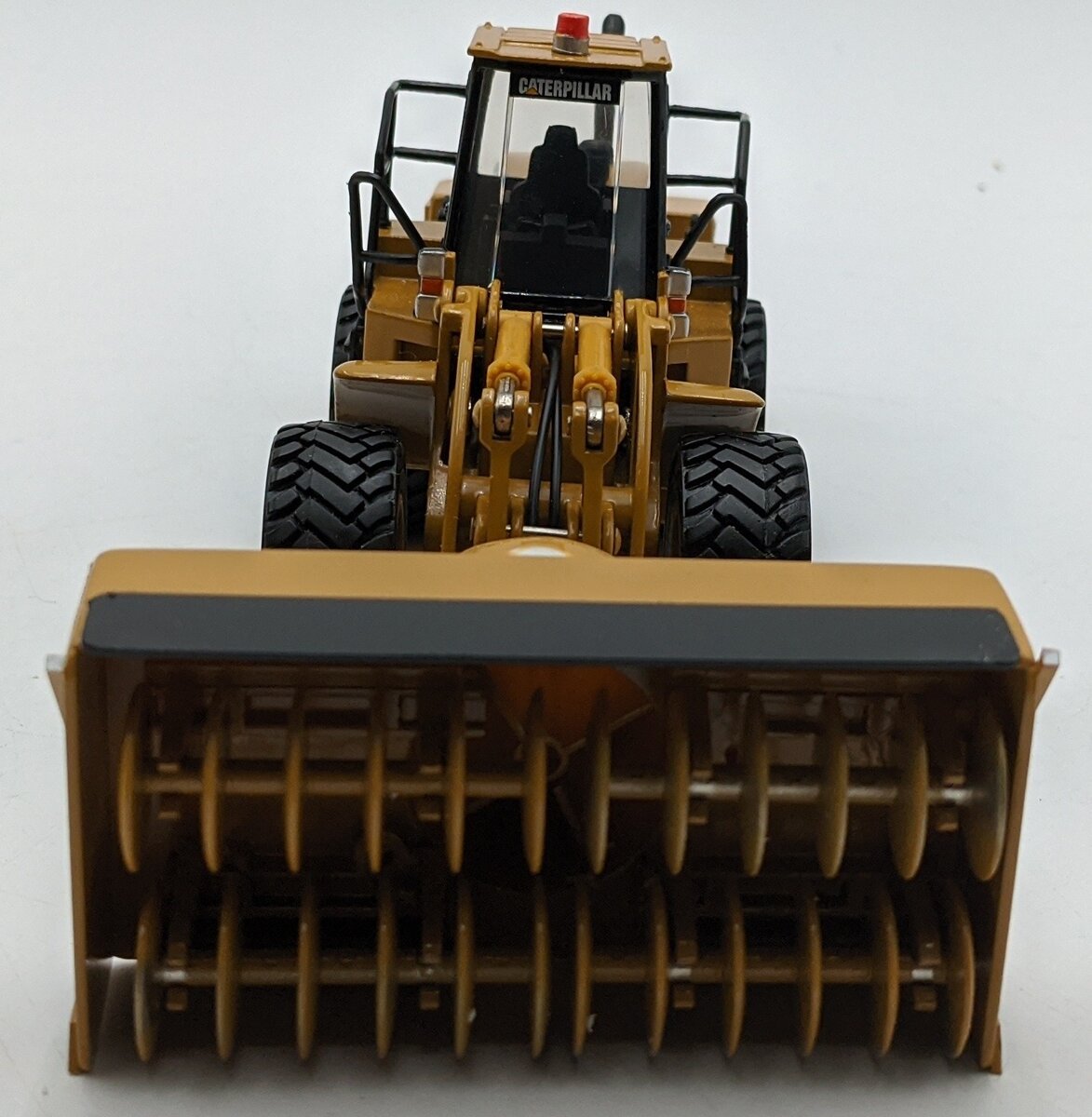Custom Built  1:50 Diecast Caterpillar 980G Snow Plow Custom/Box
