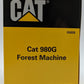 Custom Built  1:50 Diecast Caterpillar 980G Snow Plow Custom/Box