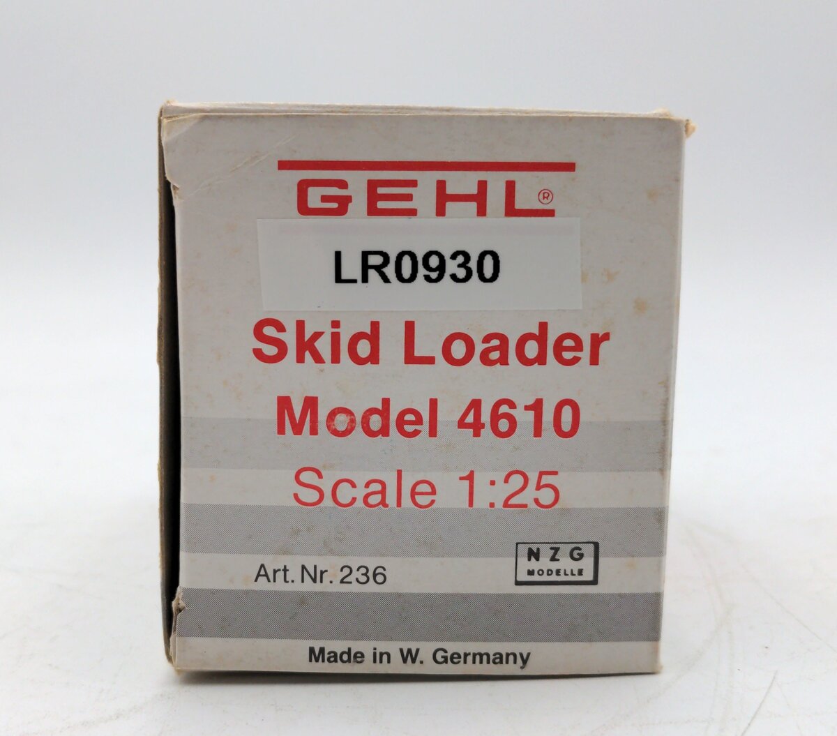 NZG 236 1:25 Scale Gehl 4610 Skid Steer Loader EX/Box