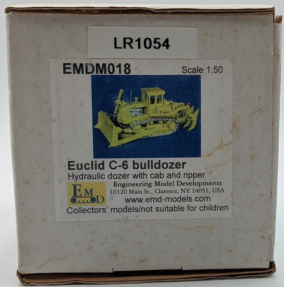 EMD EMDM018 1:50 Diecast EMDM Euclid C-6 Bulldozer NIB
