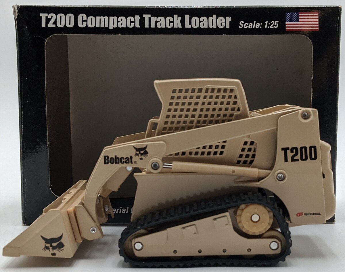 Wan Ho 6702736 1:25 Diecast Bobcat T200 Compact Track Loader Military NIB