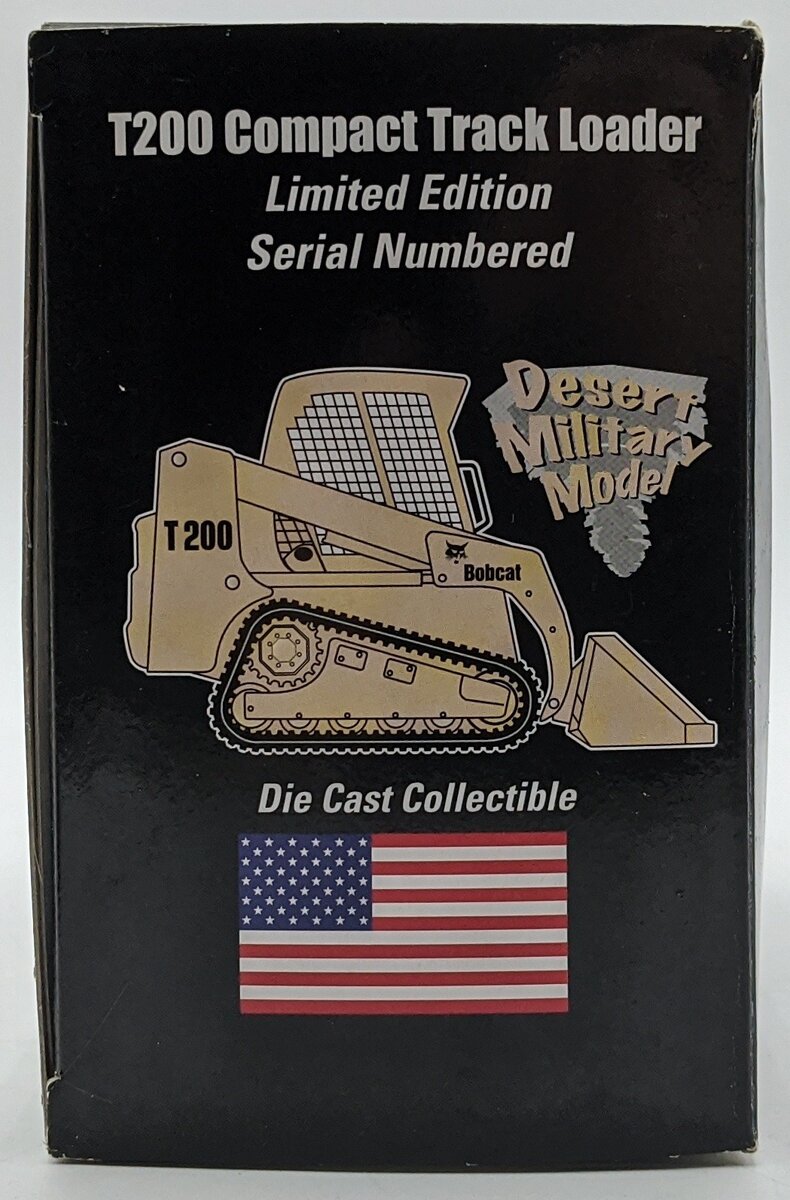 Wan Ho 6702736 1:25 Diecast Bobcat T200 Compact Track Loader Military NIB