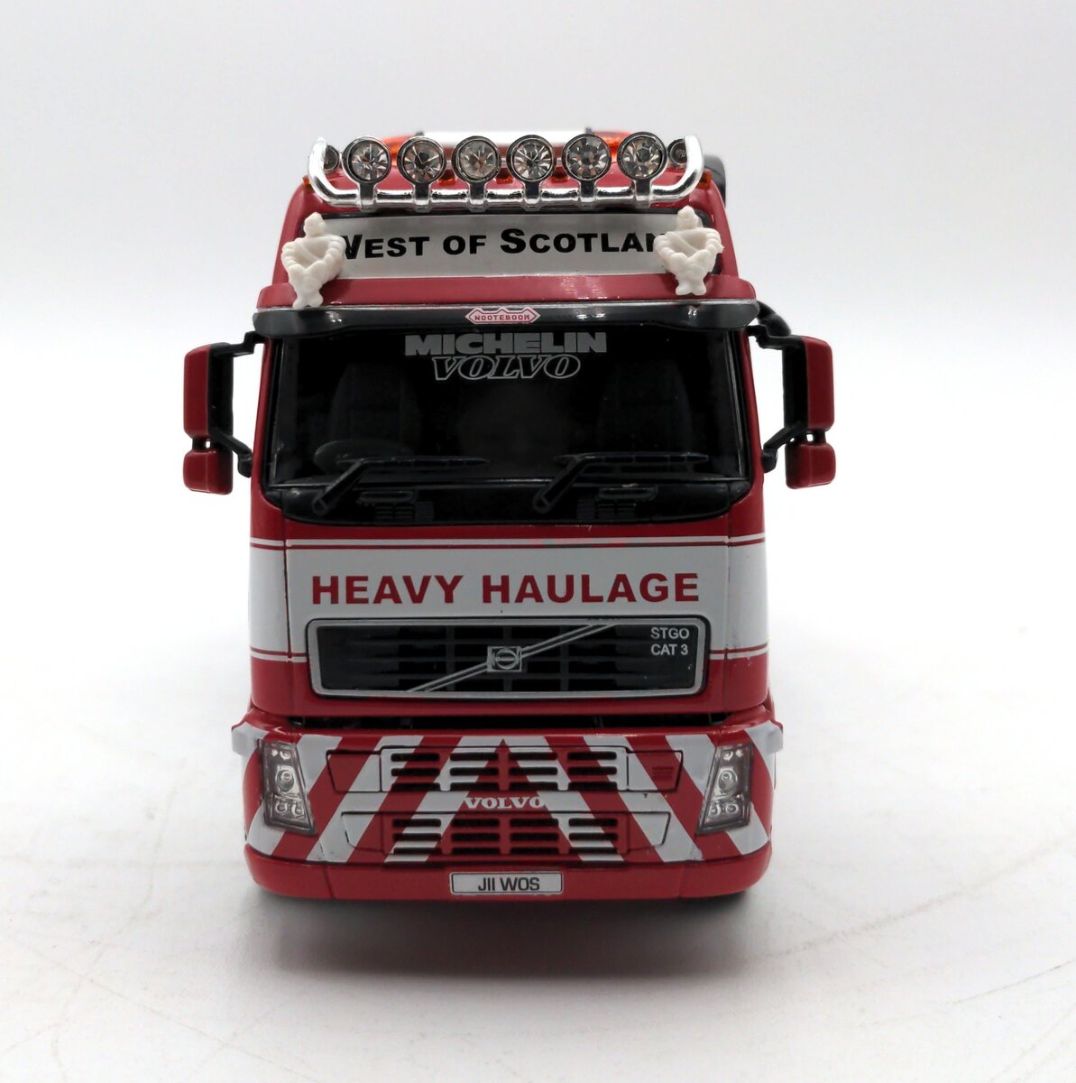 WSI 9345 1:50 Scale West of Scotland (PCM) Volvo FH Globe 8x4 w/ Low-Loader LN/Box