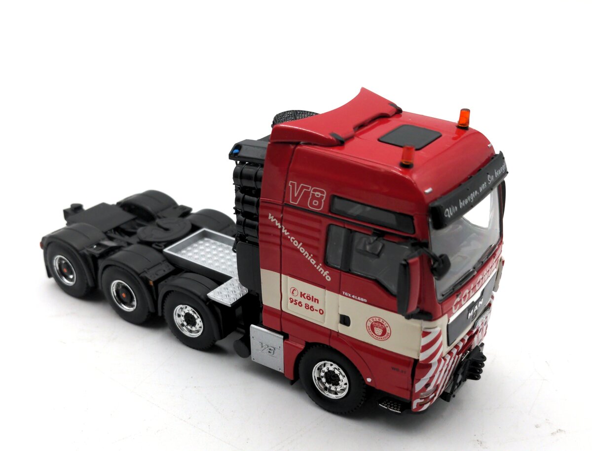 WSI 9590 1:50 Scale Colonia Man TGX XXL 8x4 w/ Euro Low-Loader NIB