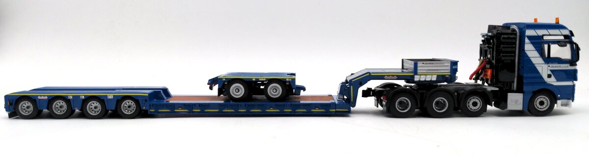 WSI 9477 1:50 Scale Van Santen Man TGX XXL 8x4 w/ Euro Low-Loader w/ Interdolly EX/Box