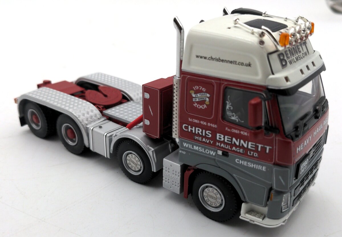 WSI 9639 1:50 Scale Bennett Volvo FH XL w/ Euro 4 & Interdolly EX/Box