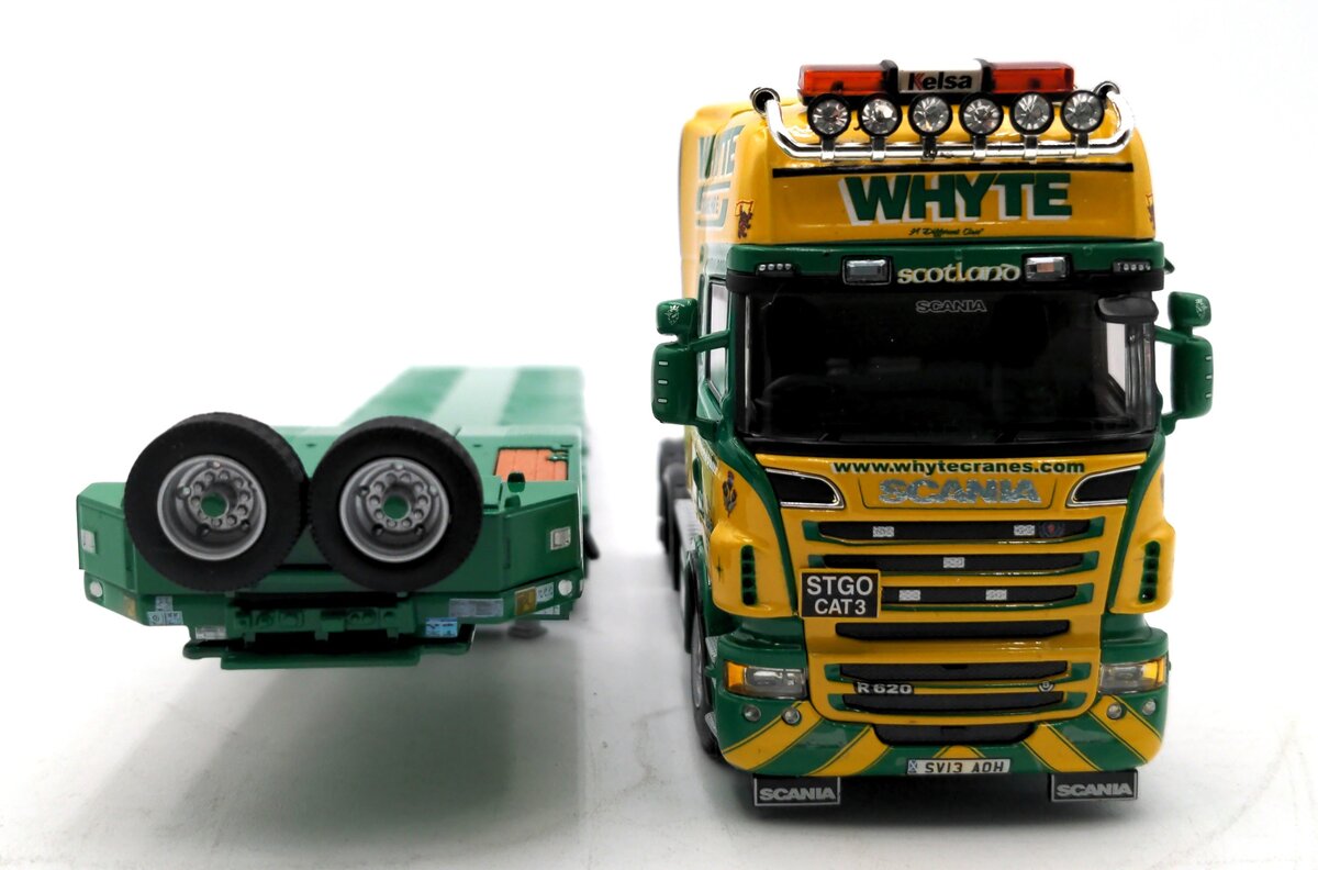 WSI 01-1849 1:50 Scale Scania R6 Topline 6x4 & 100 Tonner Range Trailer NIB