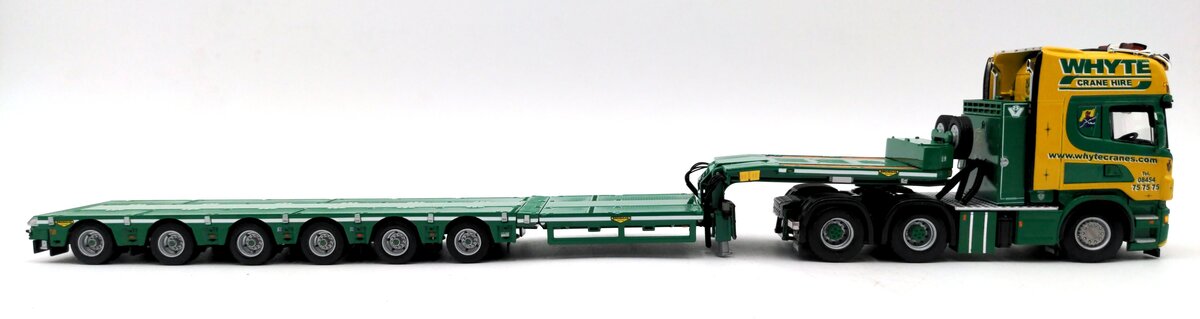 WSI 01-1849 1:50 Scale Scania R6 Topline 6x4 & 100 Tonner Range Trailer NIB