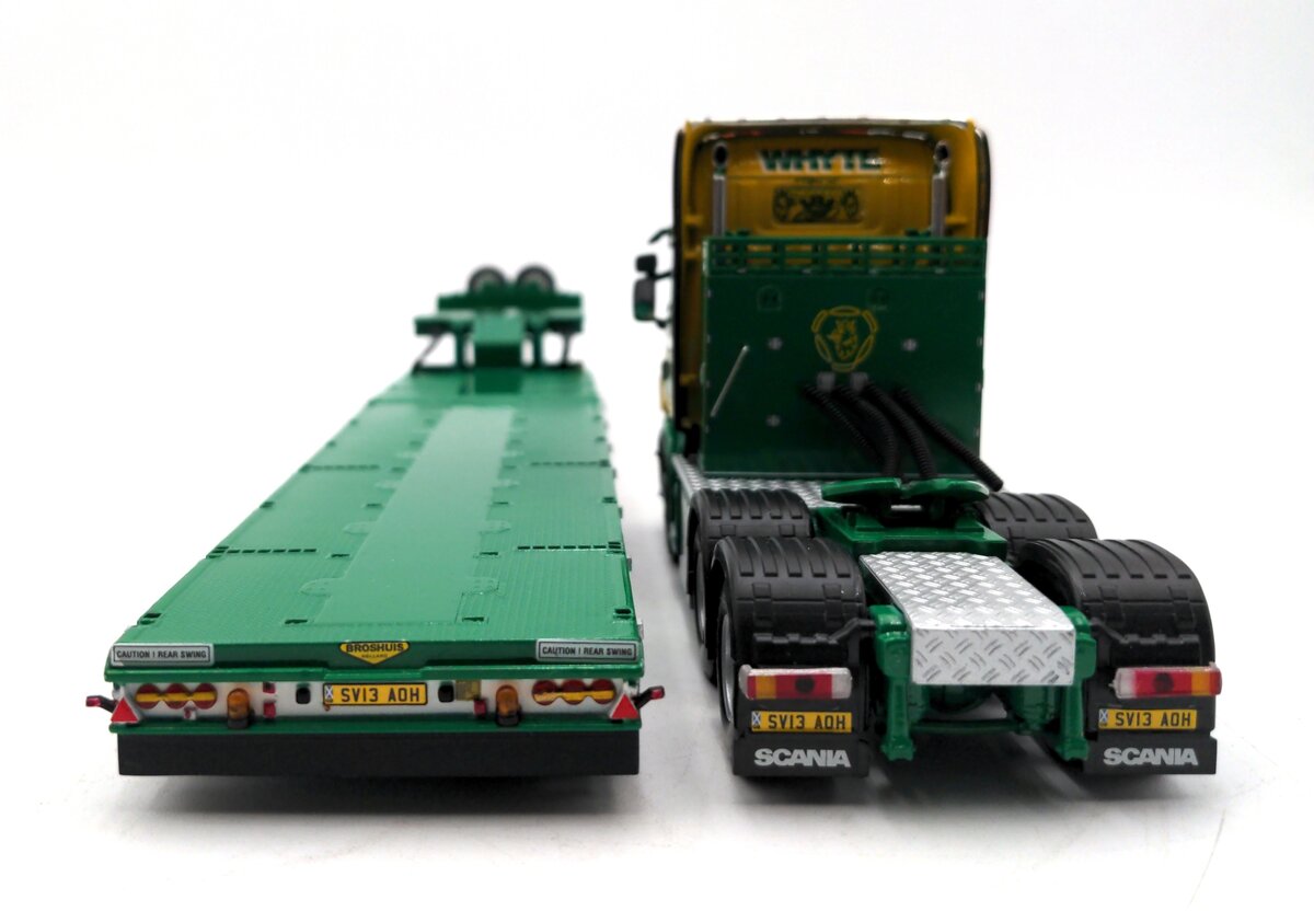WSI 01-1849 1:50 Scale Scania R6 Topline 6x4 & 100 Tonner Range Trailer NIB