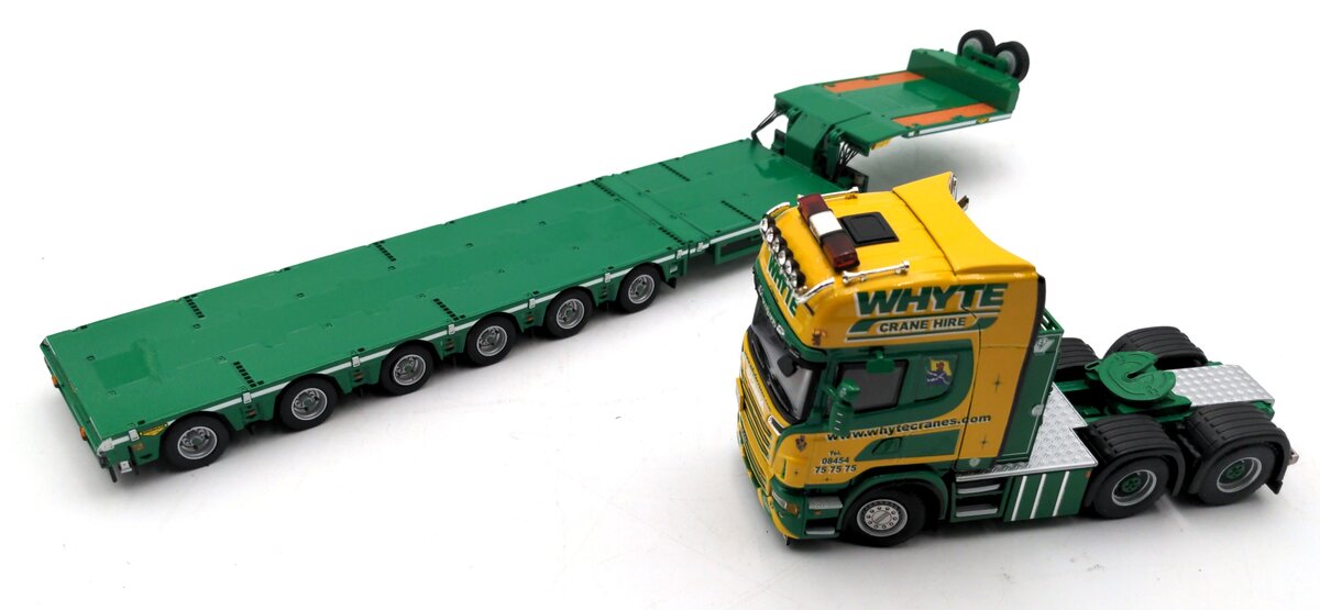 WSI 01-1849 1:50 Scale Scania R6 Topline 6x4 & 100 Tonner Range Trailer NIB