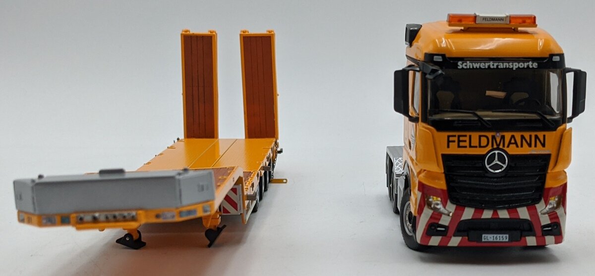 WSI 01-1697 1:50 Feldmann Mercedes-Benz Actros Big Space Semi NIB